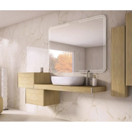 консоль под раковину cezares tavolone 120 41583 rovere tabacco