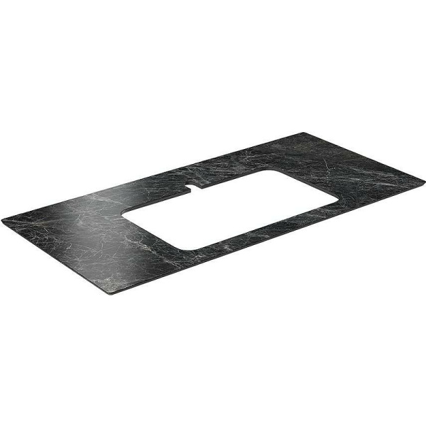 столешница под раковину kerama marazzi plaza classic neo риальто 100 pl2.vt93\100t темно-серая