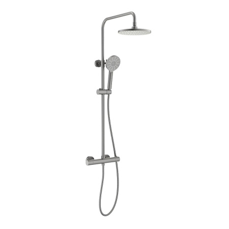 Душевая система Aquatek Европа AQ2343BGM с термостатом цвет Оружейная сталь Душевая система Aquatek Европа AQ2343BGM с термостатом цвет Оружейная сталь