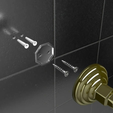 держатель для фена elghansa praktic prk-890-gold цвет золото