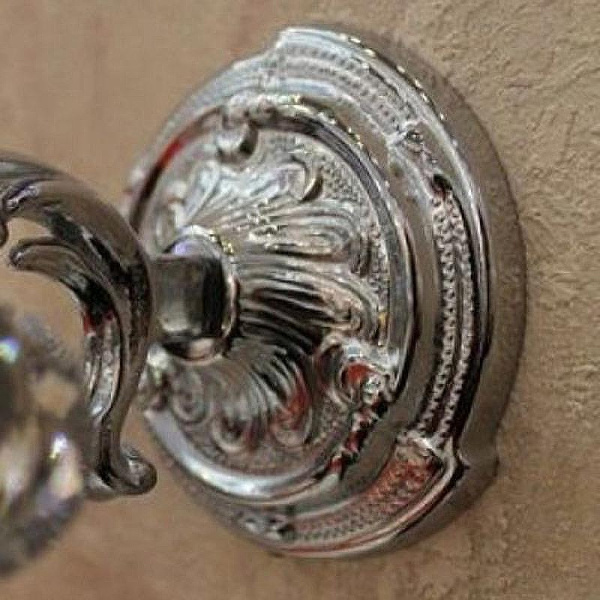 Косметическое Увеличительное зеркало подвесное ART&MAX BAROCCO CRYSTAL AM-2109-Cr-C