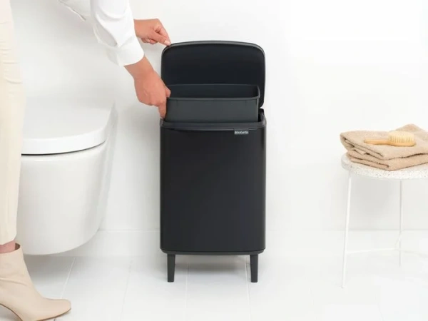 Мусорное ведро Brabantia Bo Hi 227226 12 л, матовое черное
