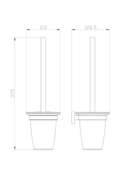 Ёршик для унитаза Wonzon & Woghand Graffity WW-9329-BG брашированное золото Ёршик для унитаза Wonzon & Woghand Graffity WW-9329-BG брашированное золото