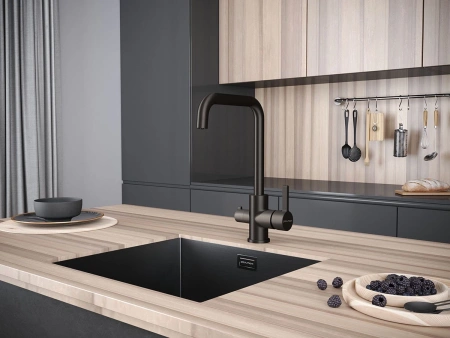 смеситель для кухни с фильтром paulmark logas lo213021-gm + h851p00