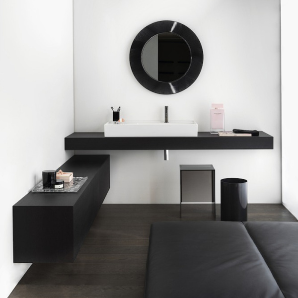 тумба под раковину 90x50x43см laufen boutique 4.0901.0.150.251.1, подвесная, 1 ящик, цвет: темный дуб