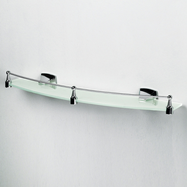 Полка стеклянная WasserKRAFT Wern K-2544 цвет хром