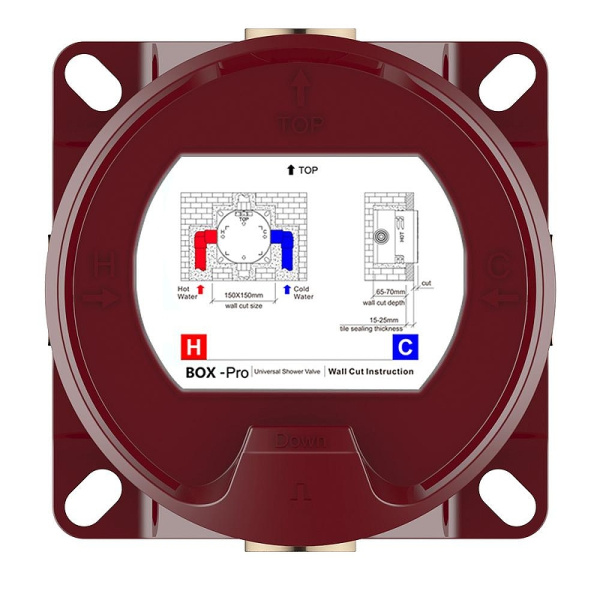 душевая система aquame aqm8405mb с термостатом цвет черный матовый