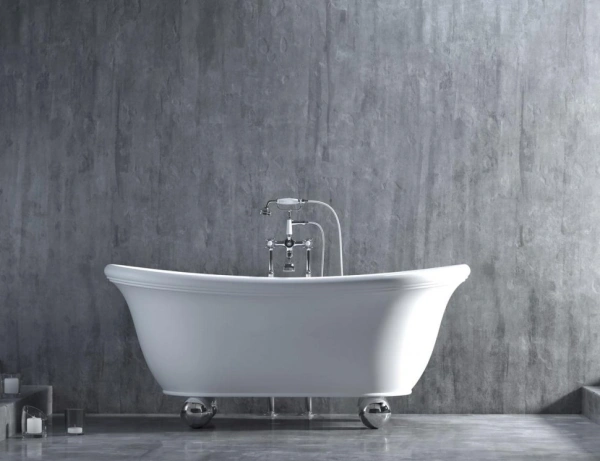 ванна из искусственного камня salini alba s-sense 172х89 101311m (ножки хром) белая матовая ванна из искусственного камня salini alba s-sense 172х89 101311m (ножки хром) белая матовая