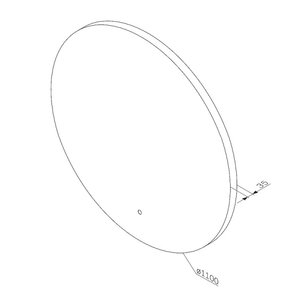 зеркало am.pm x-joy 110 m85mox41101s с подсветкой с ик-сенсорным выключателем