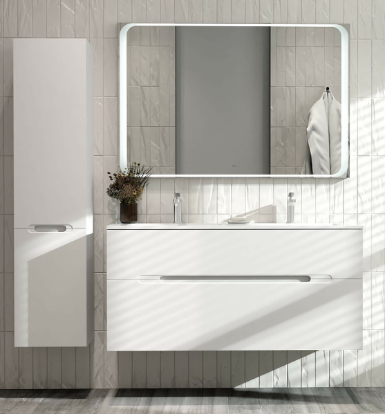 зеркало jorno modul 120 mоl.02.120/w с подсветкой с сенсорным выключателем зеркало jorno modul 120 mоl.02.120/w с подсветкой с сенсорным выключателем