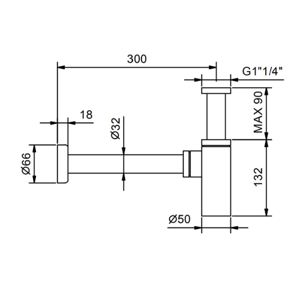 сифон бутылочный для раковины fantini nostromo 91 p6 9234 цвет matt british gold pvd