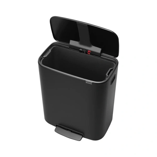 Мусорное ведро Brabantia Bo Pedal Bin 211362 60 л, черное