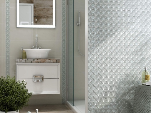 Керамическая плитка Kerama Marazzi Сияние светлый настенная 25х40 см