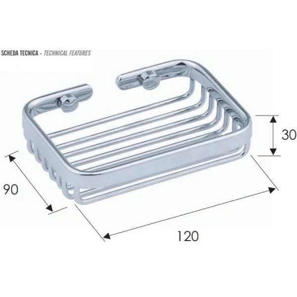 Мыльница Remer Bagno RB211CR