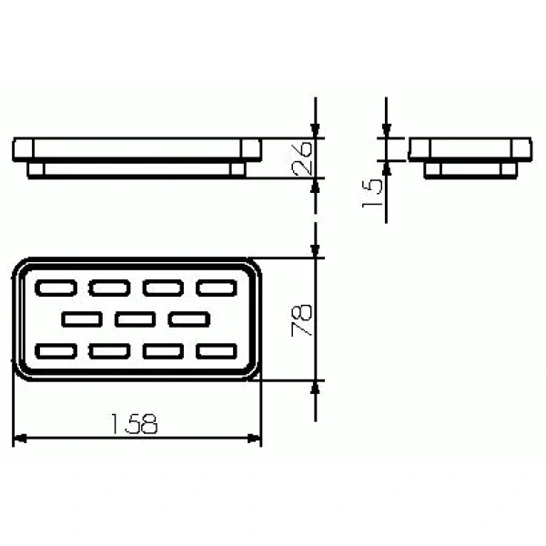 Мыльница Langberger Melvin 32015A-00-01