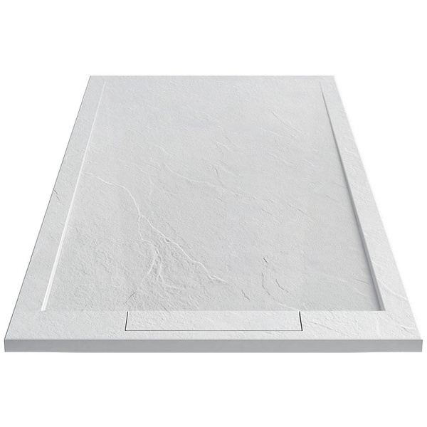 душевой поддон из искусственного камня vincea 160×90 vst-4srl9016w+vsph-d611 белый матовый