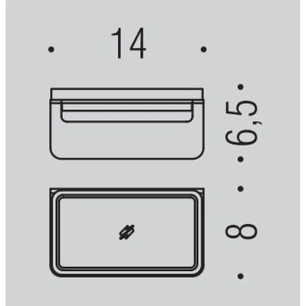 Мыльница Colombo Design Over B7001