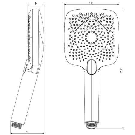 ручной душ lemark lm8129bl черный