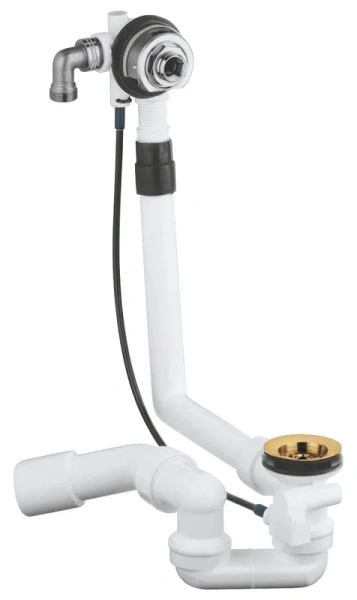 наливной, сливной и переливной гарнитур grohe talentofill, холодный рассвет глянец (28990gl0)