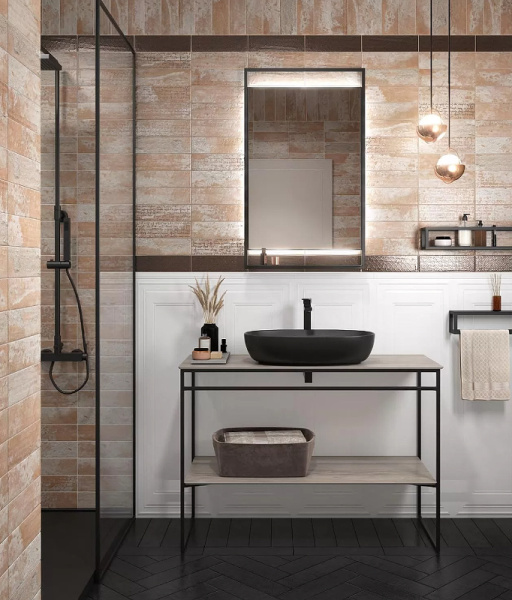 зеркало kerama marazzi plaza next 60 pl.n.mi.p.60\blk с подсветкой черное матовое с сенсорным выключателем