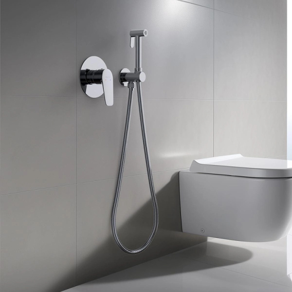 гигиенический душ со смесителем aquatek бетта aq1119cr хром