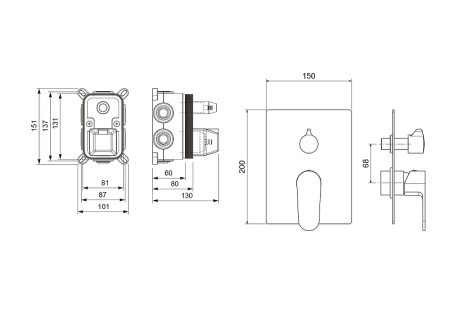 смеситель для душа aquatek оберон aq1247bg цвет золото шлифованное