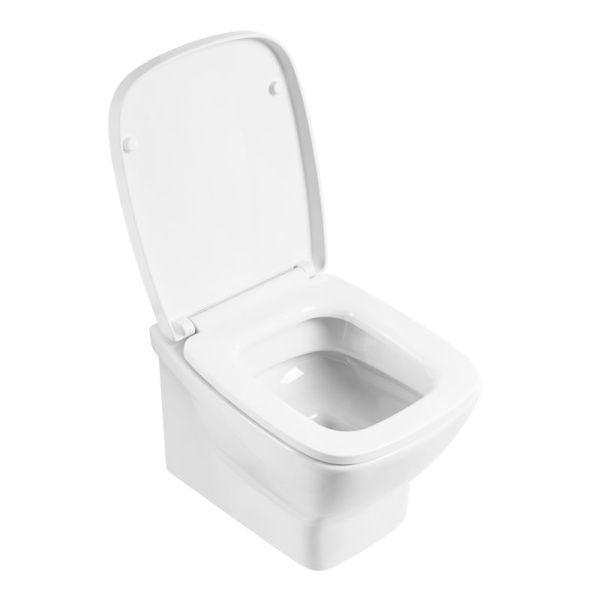 унитаз подвесной безободковый belbagno lago bb128ch, без сиденья, цвет белый