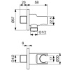 душевой комплект 303 мм ideal standard ceratherm t100 a7573a5