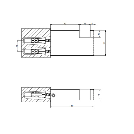 gessi gessi inverso accessories крючок подвесной, цвет: matte black
