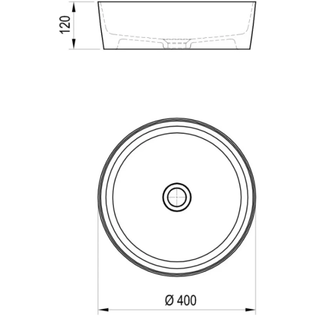 раковина в ванную накладная ravak uni 400 xjx01140002 slim
