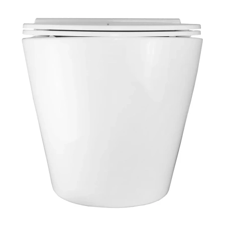 унитаз azario nova az-2217 подвесной, безободковый, с сиденьем микролифт, 48x35x34.5 см, белый