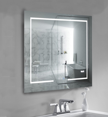 Зеркало WeltWasser Bruno 60x80 c подсветкой 10000000973 Хром