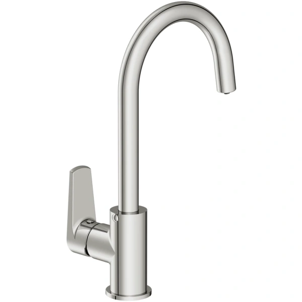 смеситель для кухни cersanit moduo a64839 с подключением к фильтру, хром