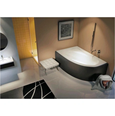 акриловая ванна riho lyra 153x100 b021001005 (ba6700500000000) r без гидромассажа