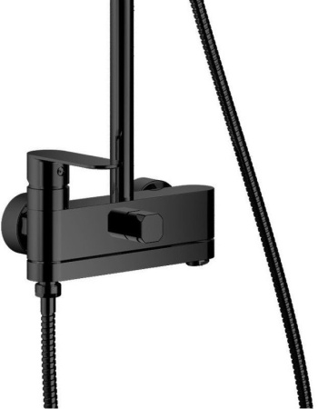 душевая система 200 мм haiba hb24590-7 черный матовый