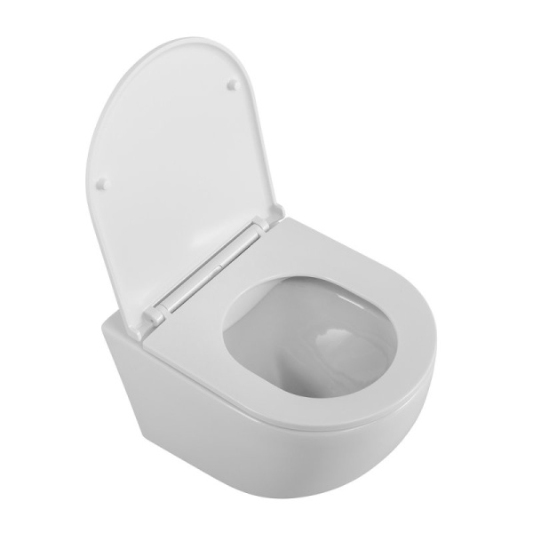 унитаз belbagno uno bb3105chr/sc подвесной, с сиденьем микролифт, цвет белый