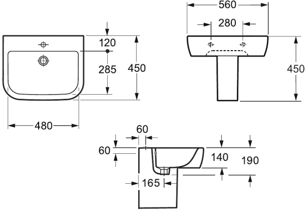 полупьедестал для раковины allen brau infinity 4.21009.20, белый