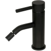 смеситель migliore fortis 30460 для биде, с донным клапаном, черный матовый