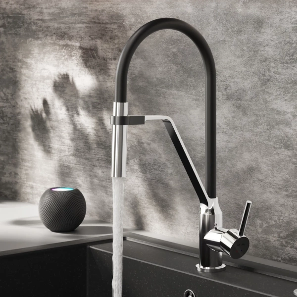 смеситель для кухни am.pm like f8013000 с гибким изливом