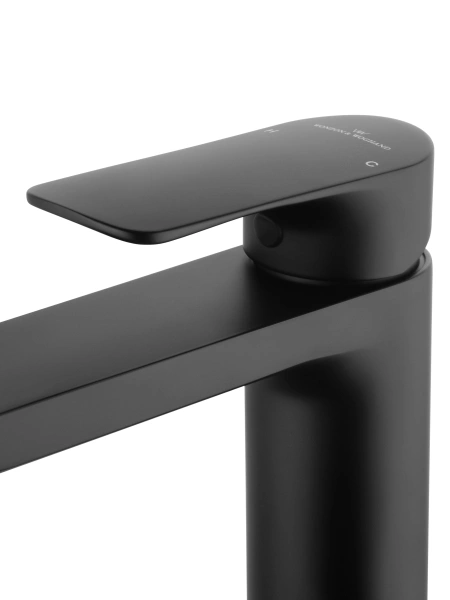 смеситель для раковины wonzon & woghand line ww-a40732-mb черный матовый