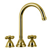 Смеситель Fima Carlo Frattini Olivia F5001OR для раковины, на 3 отв., золото