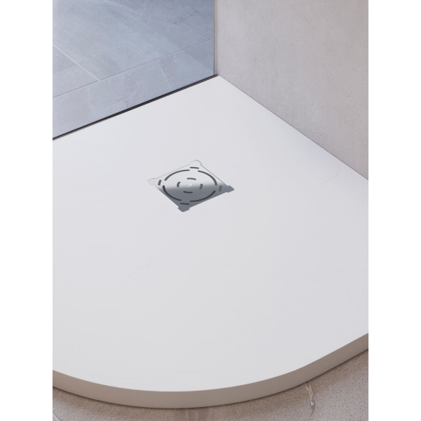 душевой поддон из искусственного камня rgw stone st/r-w 100×100 16153100-01 белый