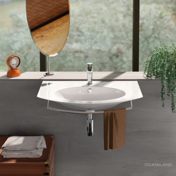 раковина подвесная 82 см catalano velis 182vl00 раковина подвесная 82 см catalano velis 182vl00