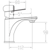 смеситель для раковины с гигиеническим душем elghansa wellesley 16x4844