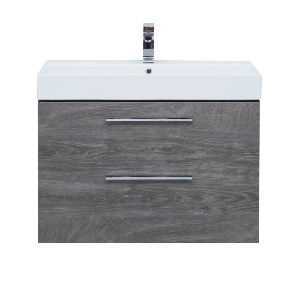 тумба под раковину aquanet nova 85 (slim synergy) дуб рошелье (2 ящика), 00249921