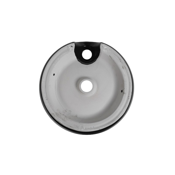 раковина накладная 43 см aquanet moon-2-mb 00273671, черный матовый