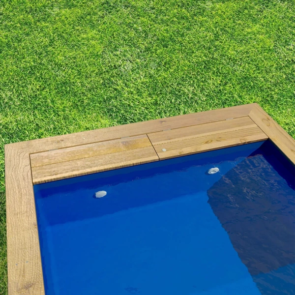pool'n box junior wooden pool 3.7x2.4, bf, ht:70 бассейн плавательный с деревенной отделкой