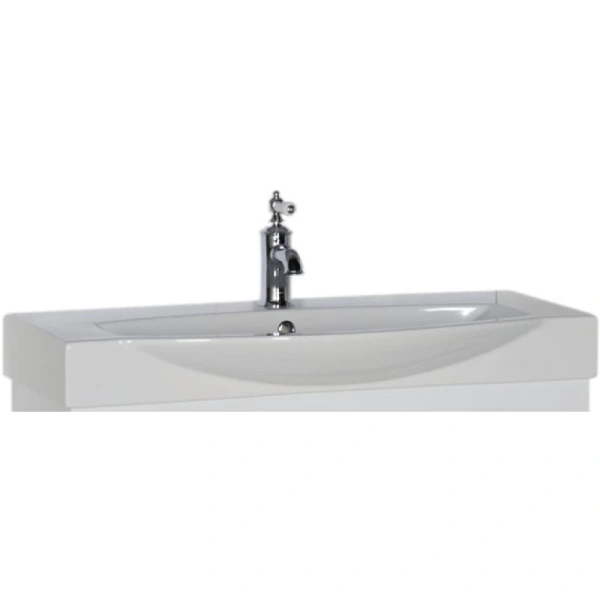 раковина полувстраиваемая 85 см aquanet sanovit plazma 00182329