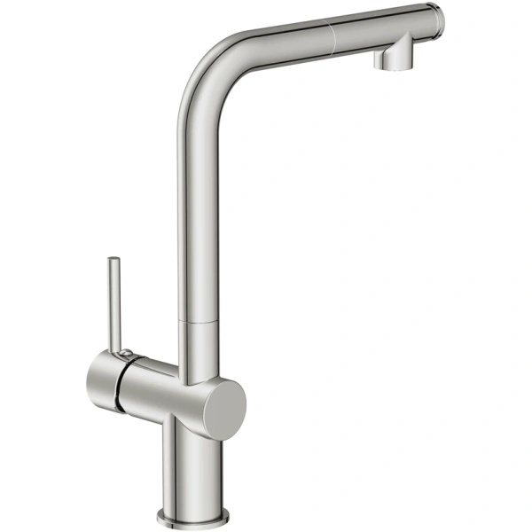 смеситель для кухни cersanit flavis a64843 с выдвижным изливом, хром